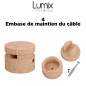 Kit Guirlande lumineuse pour l'intérieur avec câble textile et accessoires en bois Kit Guirlande lumineuse pour l'intérieur avec câble textile et accessoires en bois