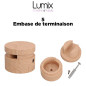 Kit Guirlande lumineuse pour l'intérieur avec câble textile et accessoires en bois Kit Guirlande lumineuse pour l'intérieur avec câble textile et accessoires en bois