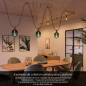 Kit Guirlande lumineuse pour l'intérieur avec câble textile et accessoires en bois Kit Guirlande lumineuse pour l'intérieur avec câble textile et accessoires en bois