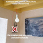 COMMANDE PRIVÉE - 1 suspension simple et 1 suspension guirlande 4 lampes douille porcelaine - voir descriptif COMMANDE PRIVÉE - 1 suspension simple et 1 suspension guirlande 4 lampes douille porcelaine - voir descriptif