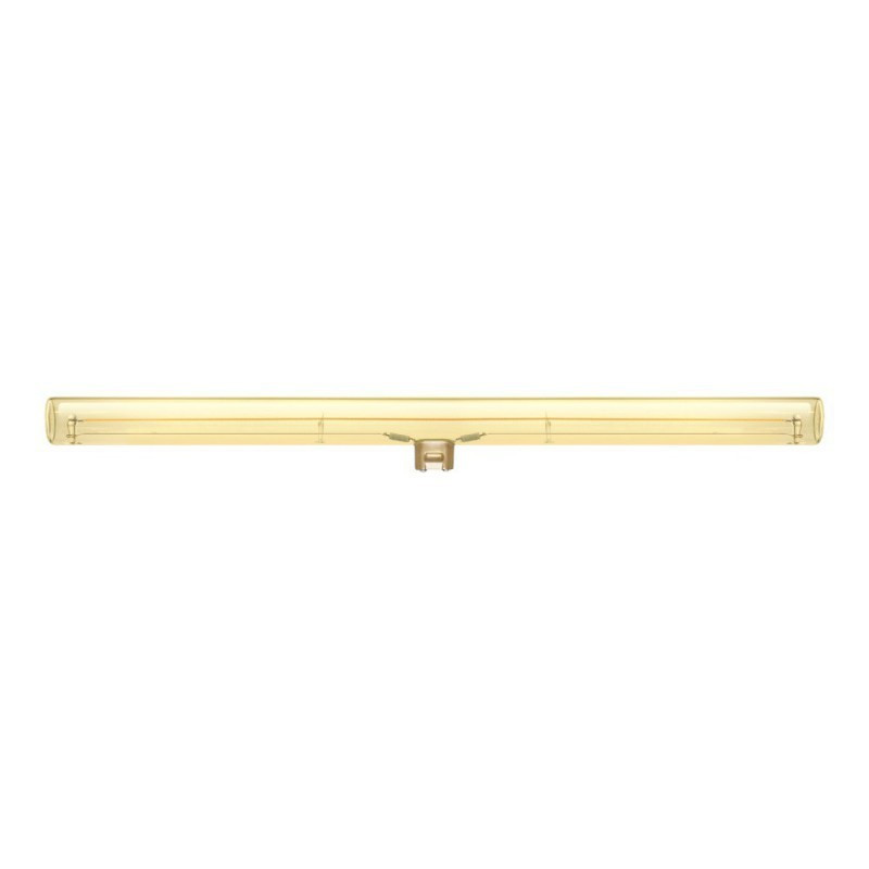Ampoule tube Dorée à filament LED S14d - longueur 500 mm