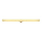 Ampoule tube Dorée à filament LED S14d - longueur 500 mm