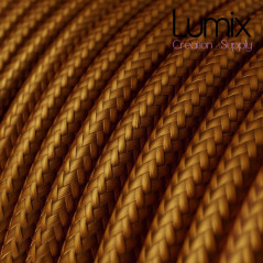 Câble textile 2 x 0,75 mm2 Whiskey effet soie