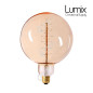 Ampoule E27 Globe 200 mm de diamètre à filament spirale métal