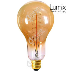 Ampoule E27 forme poire 200 x 110 mm à filament spirale
