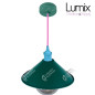 Suspension personnalisée Konik Pastel abat-jour conique en métal diam 220 mm Suspension personnalisée Konik Pastel abat-jour conique en métal diam 220 mm