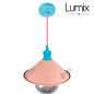 Suspension personnalisée Konik Pastel abat-jour conique en métal diam 220 mm Suspension personnalisée Konik Pastel abat-jour conique en métal diam 220 mm