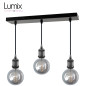 Suspension FIX MULTIPLE douille vintage E27 bagues - Pavillon rectangulaire 470 mm Suspension FIX MULTIPLE douille vintage E27 bagues - Pavillon rectangulaire 470 mm