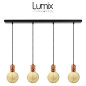 Suspension FIX MULTIPLE douille moderne E27 à bague - Pavillon rectangulaire métal 900 mm Suspension FIX MULTIPLE douille moderne E27 à bague - Pavillon rectangulaire métal 900 mm