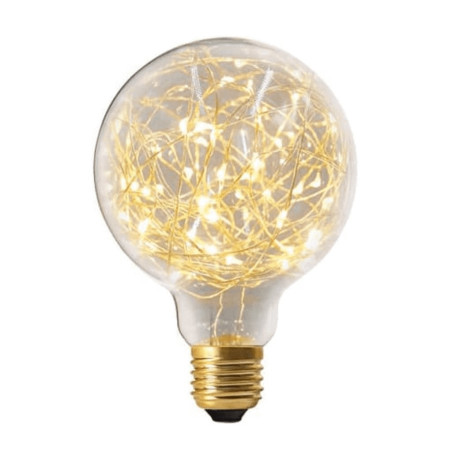 Ampoule Globe G95 LED Strip Happy In E27 1.5 W Finition Claire
