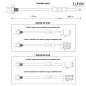 Cordon alimentation textile vert pour lampe ou récepteur petite puissance 2,5 A Cordon alimentation textile vert pour lampe ou récepteur petite puissance 2,5 A