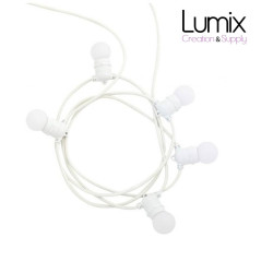 Guirlande lumineuse guinguette 220/240 Volts 5 mètres au total - 5 douilles