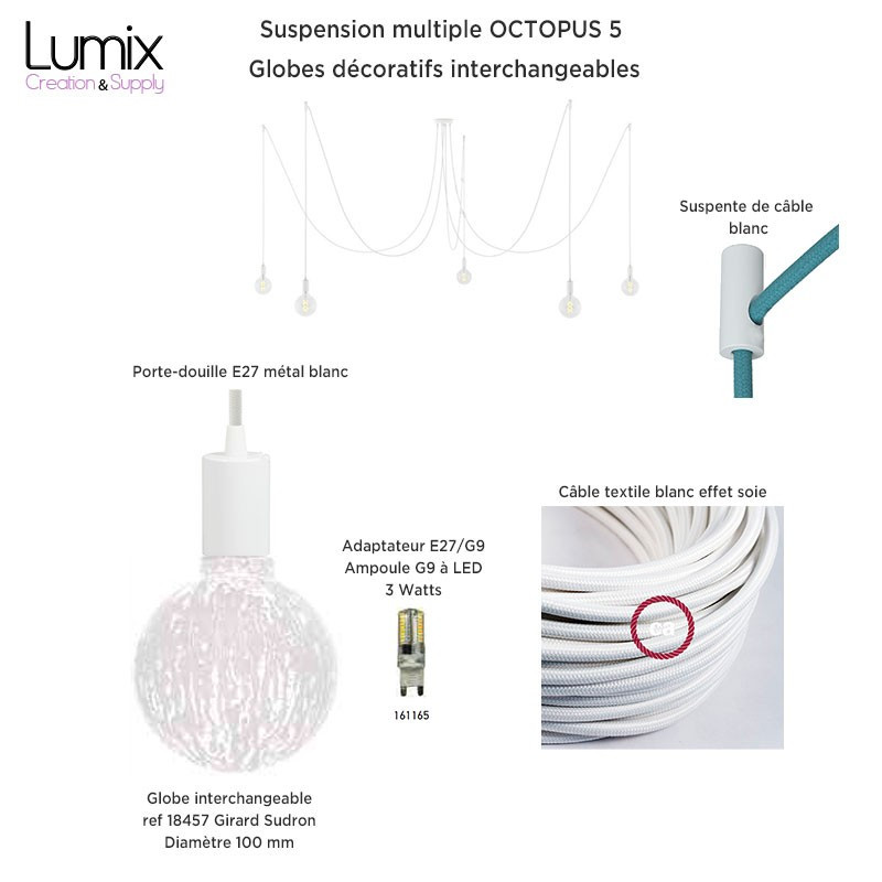 Commande privée Devis D1177 + 3 ampoules globes ref 16022 Commande privée Devis D1177 + 3 ampoules globes ref 16022
