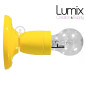 Lampe applique porcelaine Jaune en plafonnier ou en applique murale Lampe applique porcelaine Jaune en plafonnier ou en applique murale