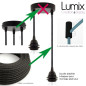 PRIVEE - Suspension SUSP-TRIO-BA - 3 lampes, douilles à bagues en bakélite noir E27 PRIVEE - Suspension SUSP-TRIO-BA - 3 lampes, douilles à bagues en bakélite noir E27