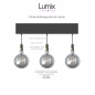 COMMANDE PRIVÉE - DEVIS D1181 + 3 AMPOULES GLOBES G200 LED VERRE TEINTÉ GRIS COMMANDE PRIVÉE - DEVIS D1181 + 3 AMPOULES GLOBES G200 LED VERRE TEINTÉ GRIS