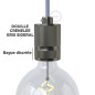 COMMANDE PRIVÉE - DEVIS D1181 + 3 AMPOULES GLOBES G200 LED VERRE TEINTÉ GRIS COMMANDE PRIVÉE - DEVIS D1181 + 3 AMPOULES GLOBES G200 LED VERRE TEINTÉ GRIS