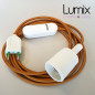 Lampe baladeuse douille silicone et variateur de lumière - câble textile Lampe baladeuse douille silicone et variateur de lumière - câble textile