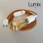 Lampe baladeuse douille silicone et variateur de lumière - câble textile Lampe baladeuse douille silicone et variateur de lumière - câble textile