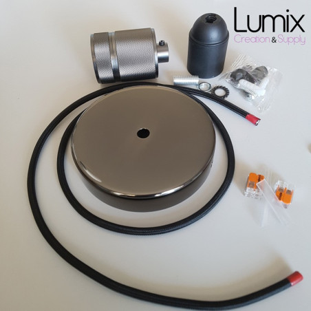 Kit complet pour montage d'une suspension simple métal avec douille moderne à bague
