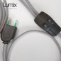 Lampe double à suspendre type baladeuse - interrupteur double allumage