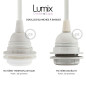 Suspension grappe 7 douilles E27 - douille bakélite ou thermoplastique lisse ou à bague Suspension grappe 7 douilles E27 - douille bakélite ou thermoplastique lisse ou à bague