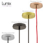 Suspension Bistrot métal revêtement extérieur émail blanc Suspension Bistrot métal revêtement extérieur émail blanc
