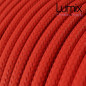 Câble textile 2 x 0,75 mm2 Rouge effet soie Câble textile 2 x 0,75 mm2 Rouge effet soie