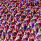 Câble textile 2 x 0,75 mm2 Fuchsia PIXEL effet soie