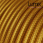 Câble textile 2 x 0,75 mm2 Or effet soie