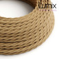 Câble textile torsadé 2 x 0,75 mm2 Jute naturel