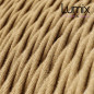 Câble textile torsadé 2 x 0,75 mm2 Jute naturel