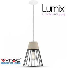 COMMANDE PRIVÉE - 16 suspensions VT-7253custom - Cage métal anthracite