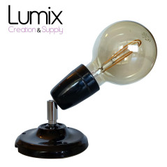 Lampe applique murale orientable porcelaine Jaune