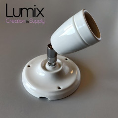 Lampe applique murale orientable porcelaine Jaune