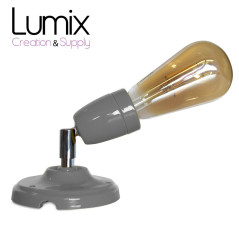 Lampe applique murale orientable porcelaine Jaune