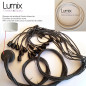 PRIVÉE : Suspension multiple Muuto 14 lampes - câble lin naturel neutre et douille lisse bakelite vintage