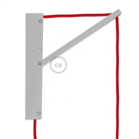système de fixation au mur réglable en bois pour lampe baladeuse