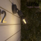Applique murale étanche IP65 - lampe orientable - NOIR Applique murale étanche IP65 - lampe orientable - NOIR