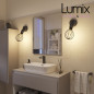 Applique murale étanche IP65 - lampe orientable - NOIR Applique murale étanche IP65 - lampe orientable - NOIR