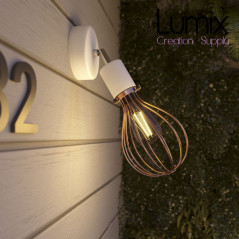 Applique murale étanche IP65 - lampe orientable