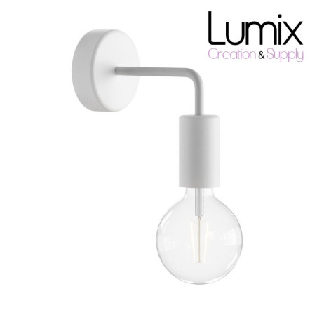 Applique murale étanche IP65 - lampe fixe - Blanche