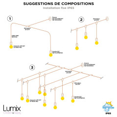 Suspensions multipes pour l'extérieur