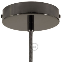 COMMANDE PRIVÉE : Suspension disque métal diamètre 30 cm couleur dorée
