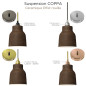 Suspension céramique COPPA forme vase peinte effet rouille Suspension céramique COPPA forme vase peinte effet rouille