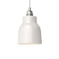 Suspension céramique blanche COPPA forme vase Suspension céramique blanche COPPA forme vase