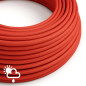 PRIVÉE - 1 câble textile rouge IP65 3G1 + 1 guirlande 15 m avec 8 douilles et 8 ampoules A60 et accessoires PRIVÉE - 1 câble textile rouge IP65 3G1 + 1 guirlande 15 m avec 8 douilles et 8 ampoules A60 et accessoires