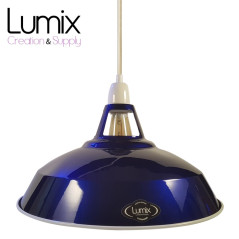 Suspension Harbour version Candy® sur-mesure - Abat-jour 5 couleurs au choix