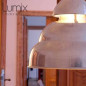 Suspension métal aluminium brossé style industrielle Bamag lamp U7 - Réédition Suspension métal aluminium brossé style industrielle Bamag lamp U7 - Réédition