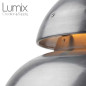 Suspension métal aluminium brossé style industrielle Bamag lamp U7 - Réédition Suspension métal aluminium brossé style industrielle Bamag lamp U7 - Réédition